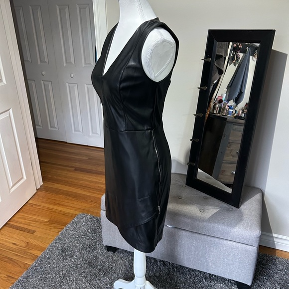Faux Leather dress size small - Picture 2 of 3